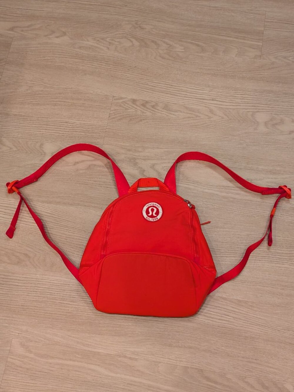 Lululemon Est. 1998 Red Mini Backpack | Activewear Travel Bag